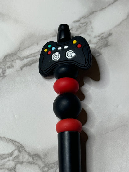 Black game controller