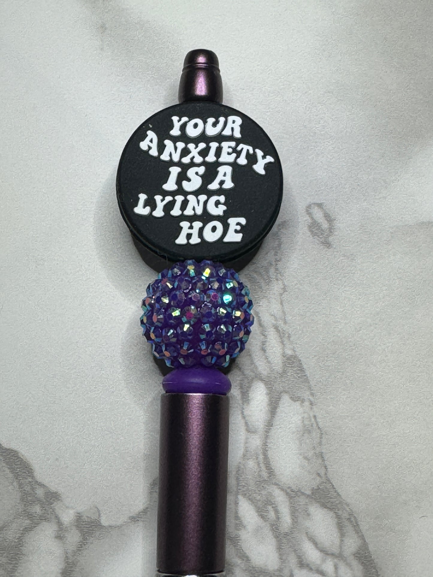 Your Anxiety Is A Lying H*e - Dark Purple